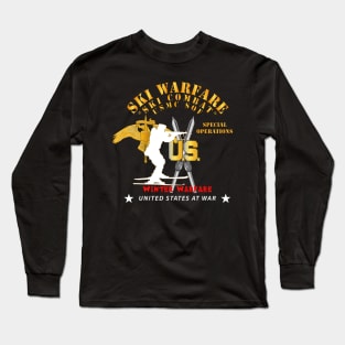 USMC Special Operations - Ski Warfare - Ski Combat - Winter Warfare X 300 Long Sleeve T-Shirt